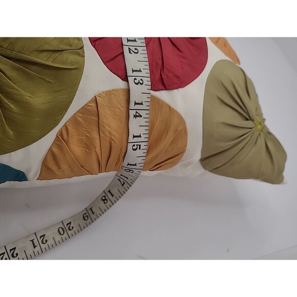 Pier 1 One Imports Boho Throw Pillow 16 " Square Geometric Colorful - Picture 8 of 9